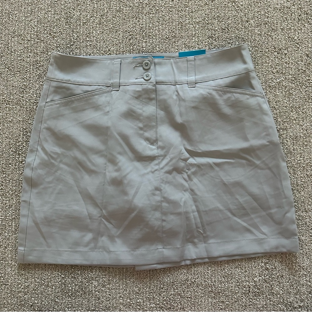 Liquid Yacht Wear Sleet Gray UPF 50+ Skort w/ Shorts‎ Size 4